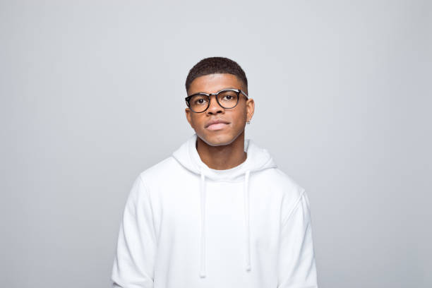 istock Headshot of handsome young man 1383408831