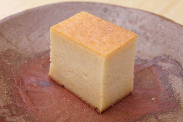 istock Slice of Japanese sponge cake 1383411763