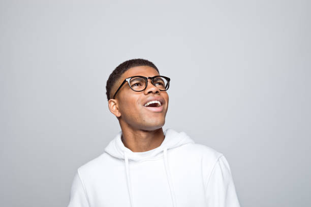 istock Portrait of surprised young man 1383411825