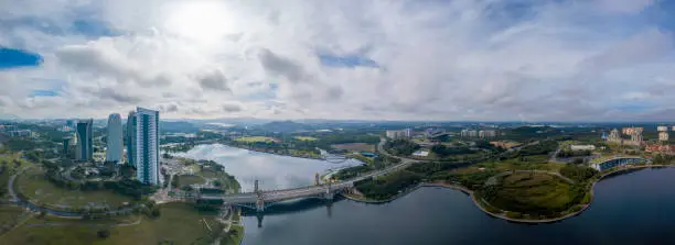 Photo of Panoramic photo of Putrajaya city, is a planned capital city which functions as the administrative capital of Malaysia