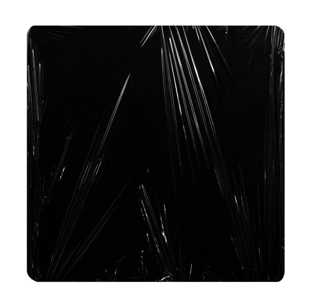 plastic wrap texture for cover art design overlay. wrinkled stretched plastic effect. transparent plastic