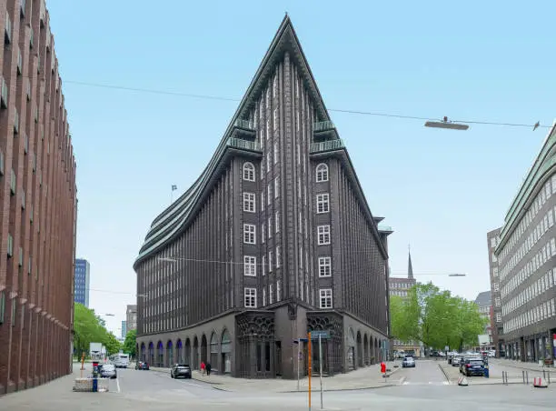 The Chilehaus, a historic office building in Hamburg, Germany
