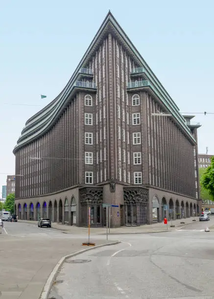 The Chilehaus, a historic office building in Hamburg, Germany