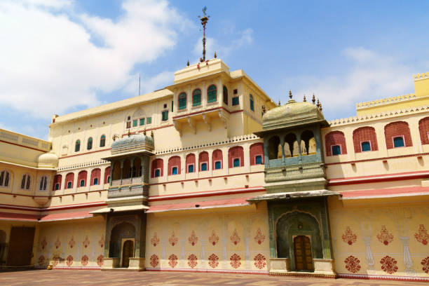 Chandra Mahal in Jaipur, India stock photo
