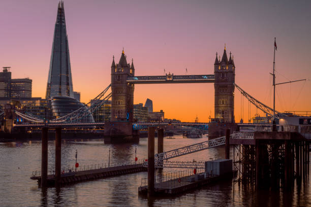 istock The Tower Bridge and Thames River at sunset in London, UK 1383425145