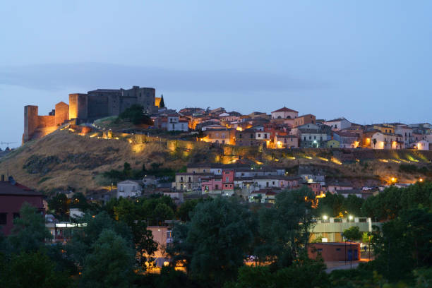 istock VIew of Melfi, Basilicata, by night 1383427190