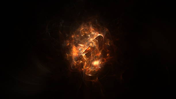 istock Beautiful abstract glowing background, rays of light. Element for the design and layout of websites. 3d render 1383438234