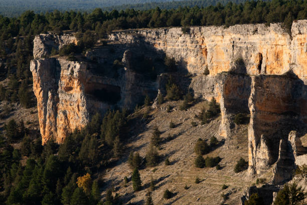 istock View of the Lobos River Canyon (Cañon del rio lobos) since la Galiana lookout at sunset, Soria, Castilla y Leon, Spain. 1383473122