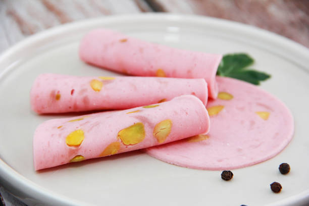 istock round pieces of thinly sliced meat sausage 1383473848