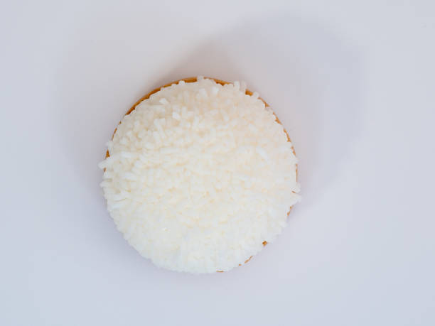 istock cake with coconut crumbs on a white background 1383474529