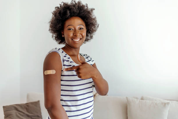 istock Protection against covid-19 infection, i got vaccinated, be safety. 1383478149