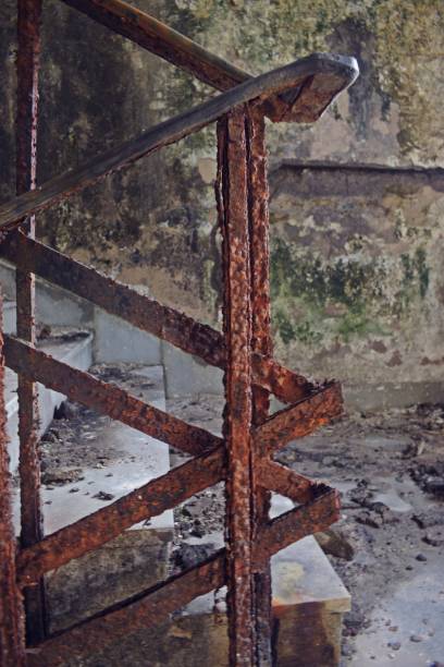 istock rusty iron grill in old abandoned building 1383485385