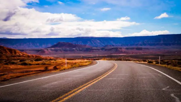 Scenic highway in Zion Utah