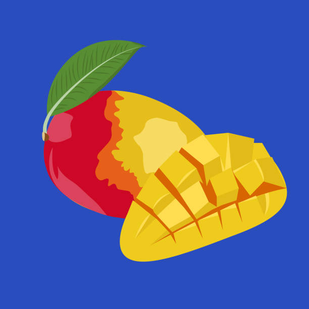 Mango R Ping 190+ Diced Mango Isolated Stock Illustrations, Royalty-Free Vector ...