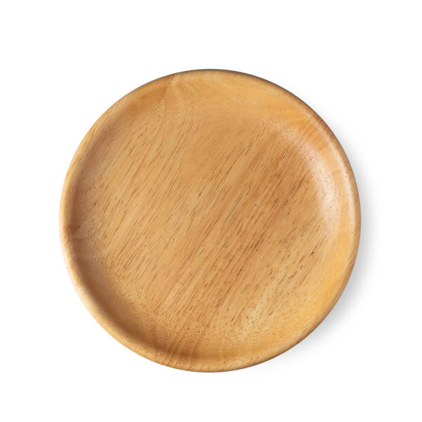 istock wooden plate isolated on white background top view 1383487001