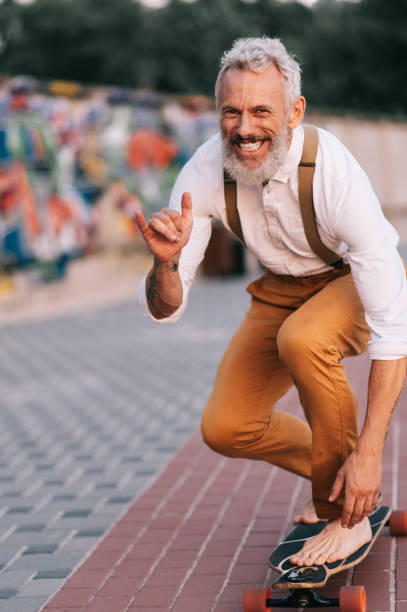 istock Senior man young in spirit. 1383488273