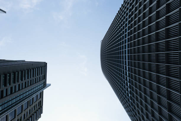 istock Contemporary Architecture. Office Building. Look up. 1383489950