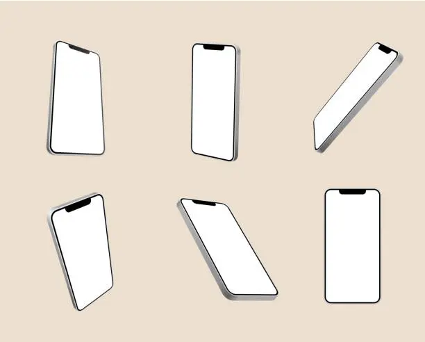 Vector illustration of Mobile phones