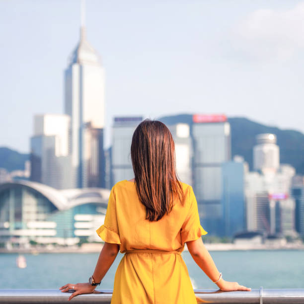 istock Looking out to Hong Kong's skyline 1383506596