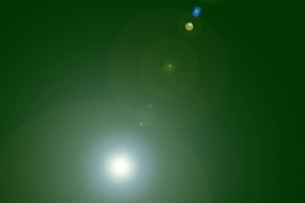 Green color gradient soft abstract background for wallpaper backdrop template copy space etc. background with lens flare lighting effects