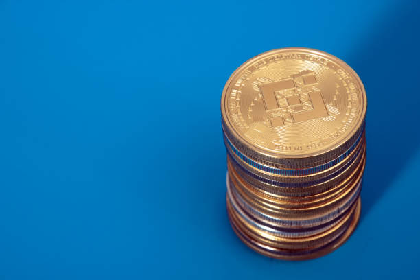 바이넌스 동전 더미 - binance trading 뉴스 사진 이미지