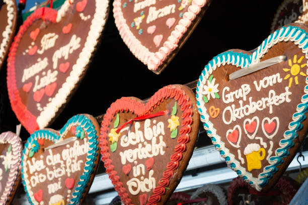 German Gingerbread Hearts