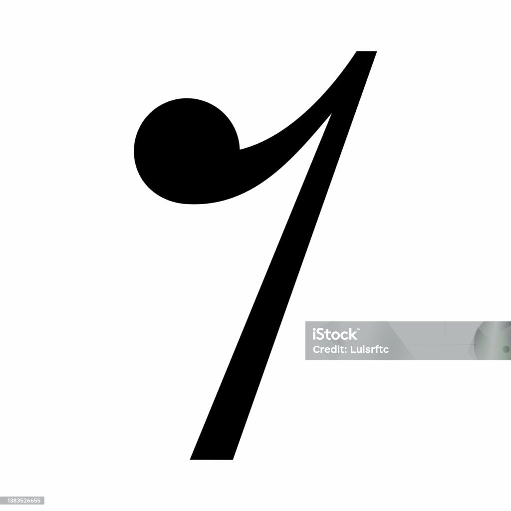 Eighth Note Rest Note Eighth Rest Note Symbol Stock Illustration - Download Image Now ...
