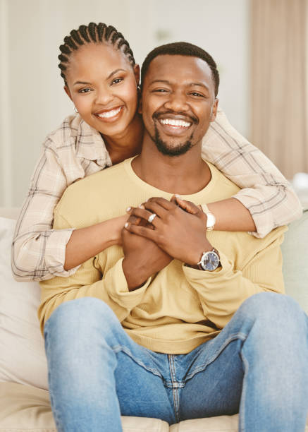 istock Shot of an affectionate couple spending time together at home 1383532155