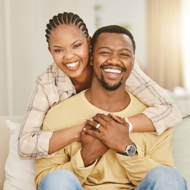 istock Shot of an affectionate couple spending time together at home 1383532183