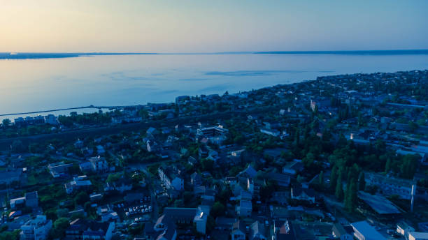istock Seashore view from above. Ukraine. Zatoka. 1383546608