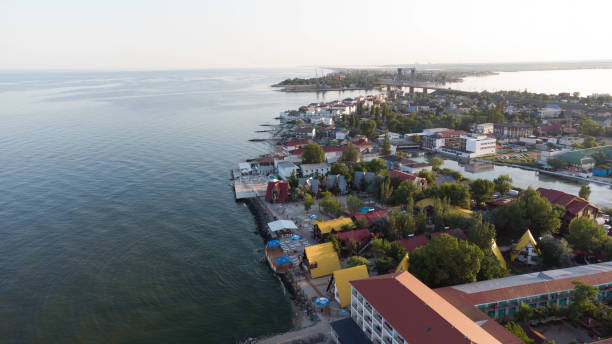 istock Seashore view from above. Ukraine. Zatoka. 1383546645