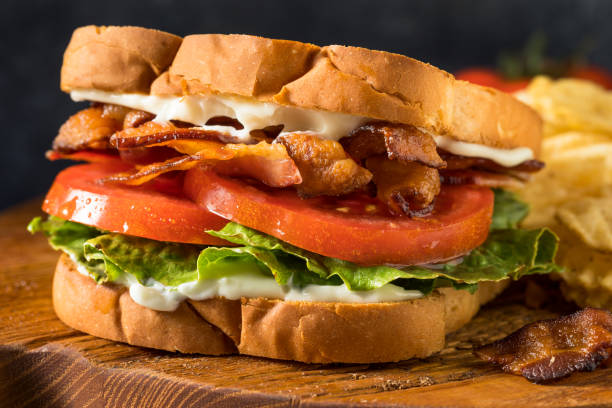 istock Homemade Bacon Lettuce Tomato BLT Sandwich 1383548036