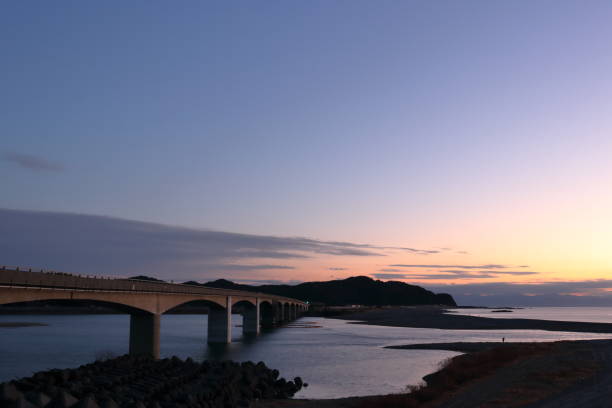 istock Niyodo River,Wait for sunrise,Winter (Tosa City, Kochi Prefecture) 1383599672
