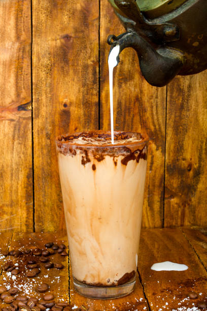 istock Fresh coffee milkshake 1383599750
