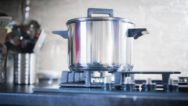 istock kitchen gas stove with glass top close up 1383621967