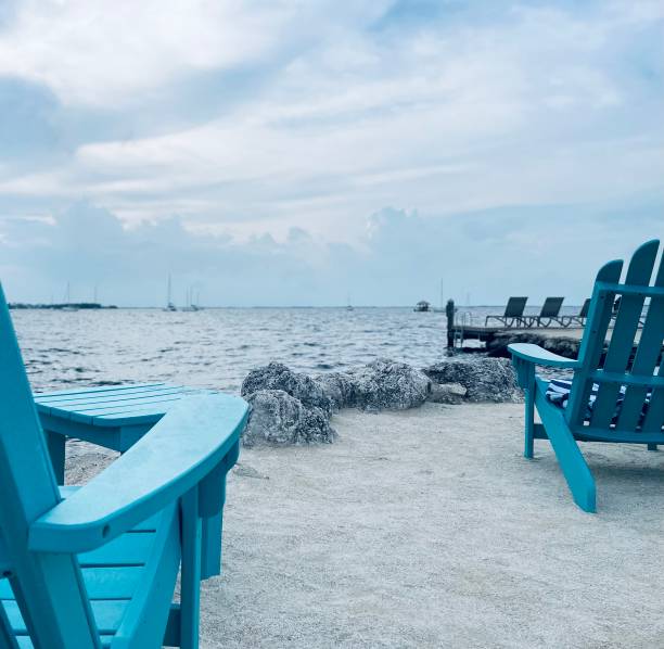 istock Adirondack chairs on Florida Beach 1383623335