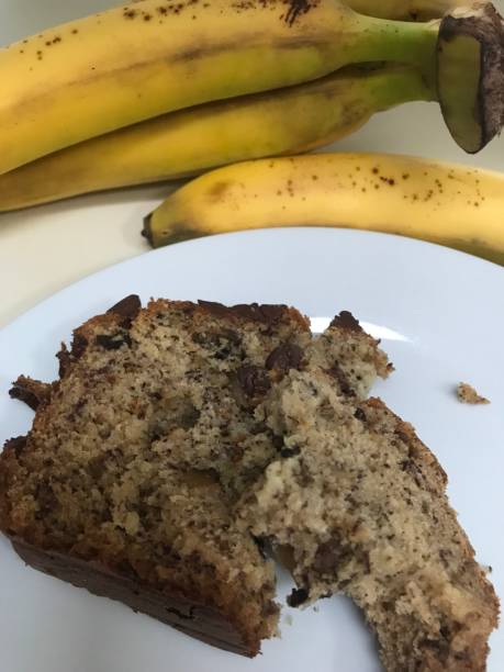 istock Fresh loaf banana bread 1383629440