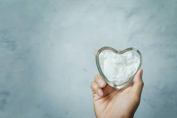 istock hands holding Hearts, Flat concept for greeting 1383631099