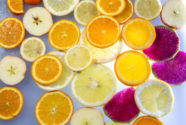 Vitamin C Citrus Fruits stock photo