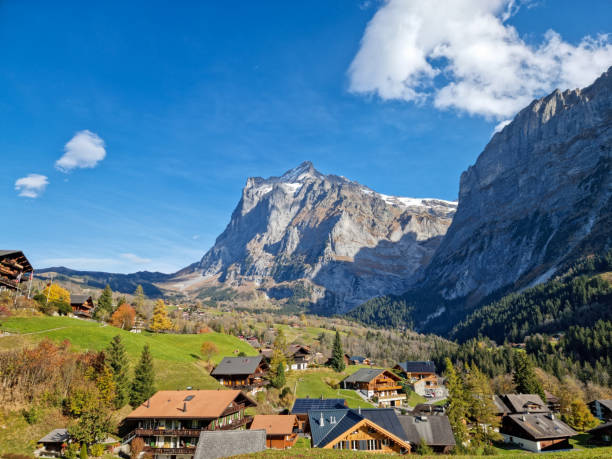 istock Village in the mountains 1383643358