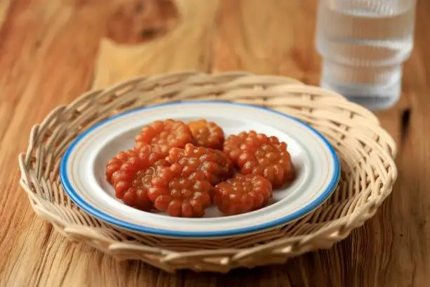 Photo of Yakgwa, Korean Traditional Confectionery, Sweet Candy Honey Cookies