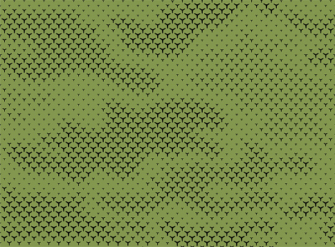 Seamless Camouflage halftone polygon abstract pattern, Military Camouflage repeat pattern design for Army background, printing clothes, fabrics, sport jersey texture, wallpaper and wrapping paper print