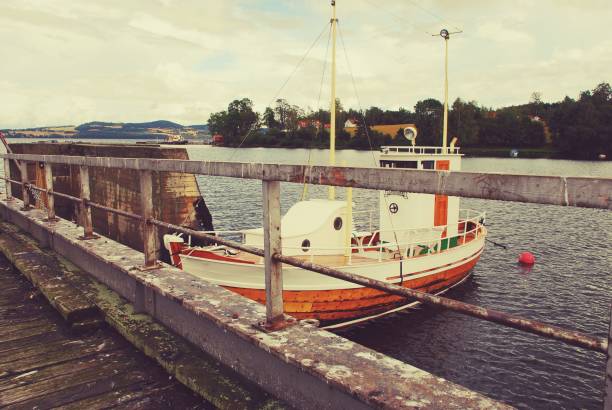 istock Old fishing boat 1383716963