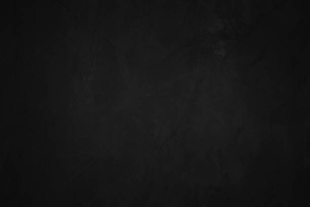 istock Close up retro plain dark black cement or concrete wall background texture surface polished distress for show or advertise or promote product and content on display, web design element concept decor. 1383753939