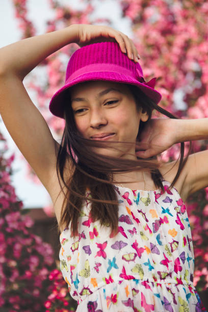 istock Happy girl Spring portrait 1383774805