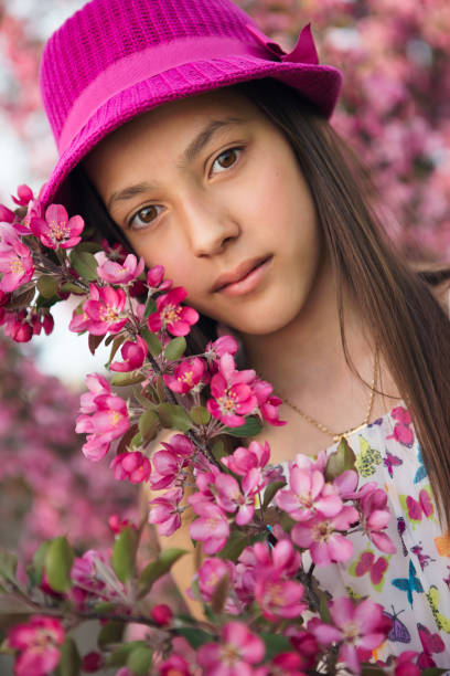 istock Beautiful girl spring portrait 1383775916