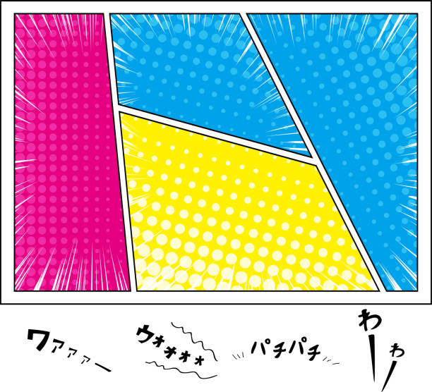 illustration of Comic strip and dot pattern     layout frame illustration of Comic strip and dot pattern     layout frame spinning top stock illustrations