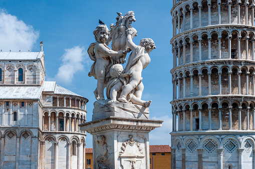 Pisa. Located at Piazza dei Miracoli, between the Cathedral and the leaning Tower