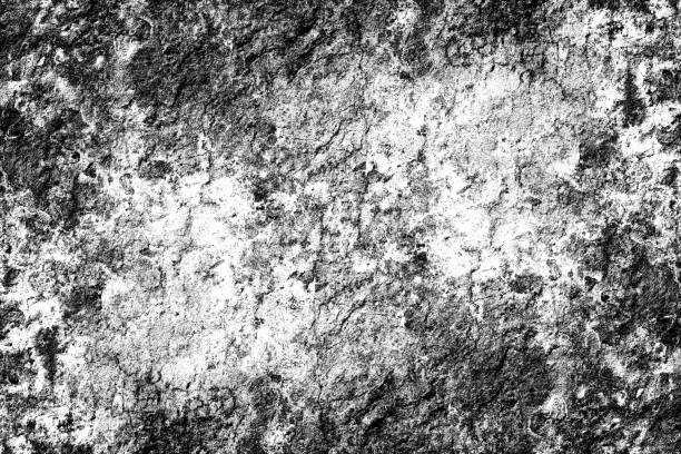 istock Dark gray rugged surface of an old concrete wall for texture 1383831643