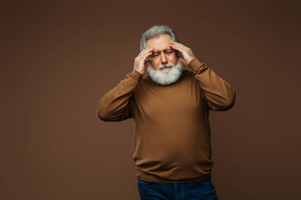 istock Portrait of an upset old man 1383832521